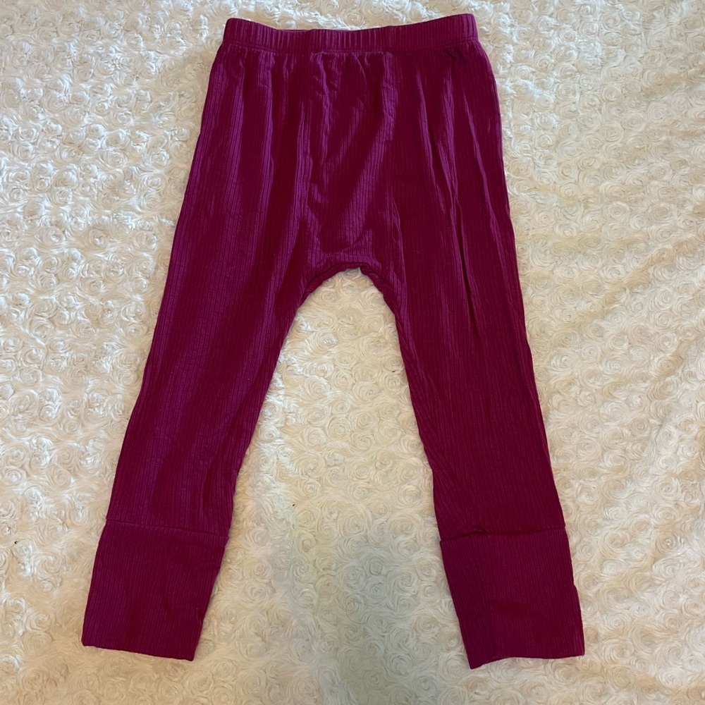 Ribbed Kate Quinn purple panda pants